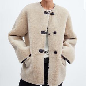 Mango Fur Effect Jacket